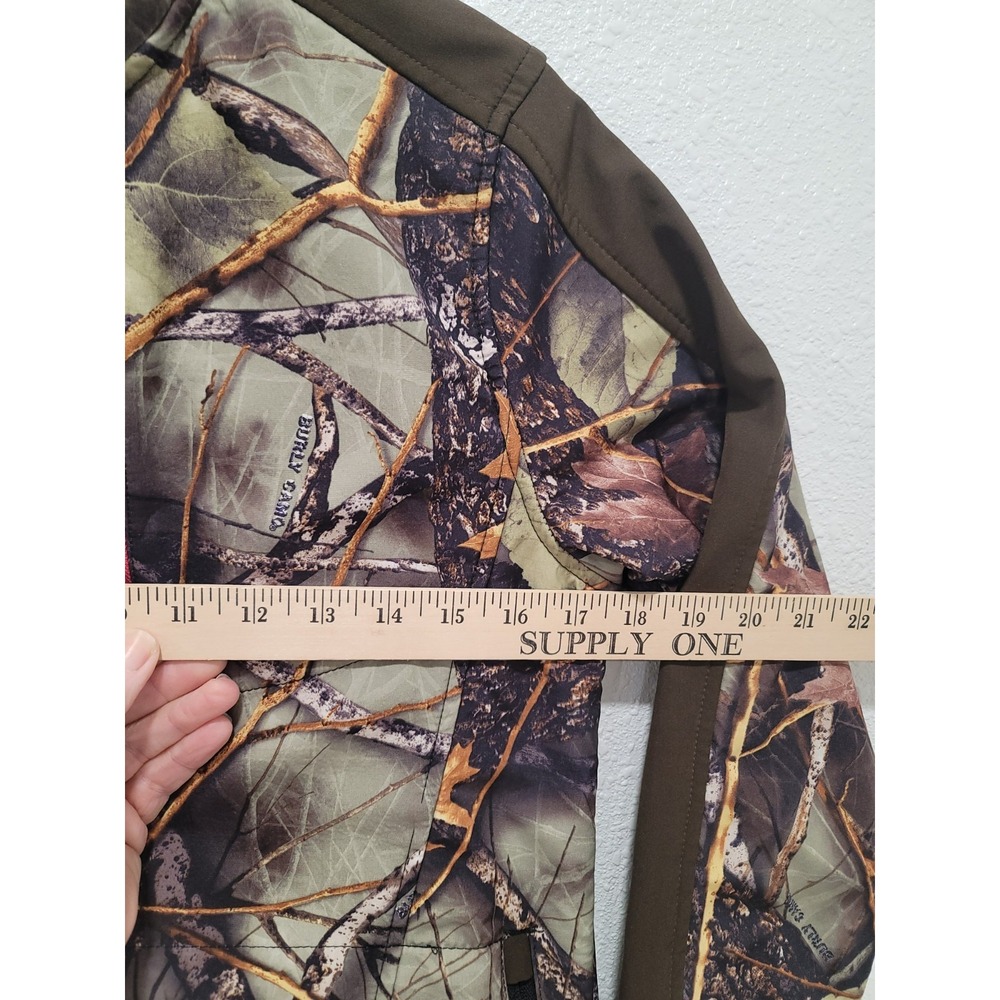 Camo ladies jacket Burly girl medium pink accents waterproof - Picture 3 of 5